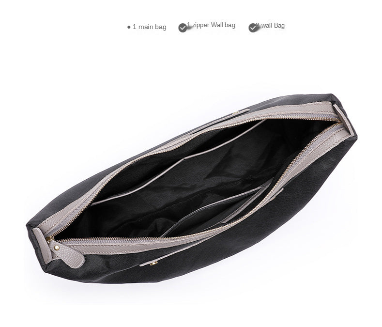 Genuine Leather Casual Tote – Soft, Versatile Design for Women - Samanta Factory
