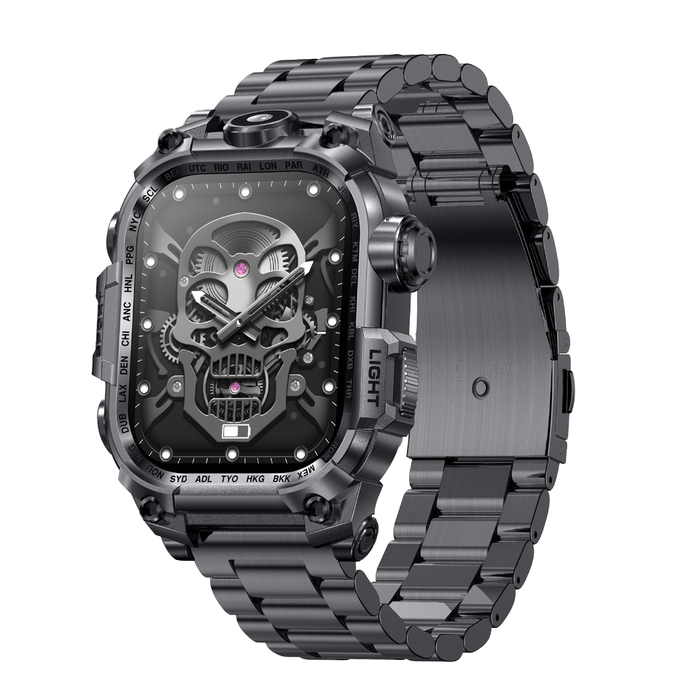 Sports Smart Watch – 2.01" HD Analog Display with Heart Rate & Blood Pressure Monitoring