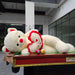 Oversized bear plush cushion 80/100cm soft stuffed animal for kids and teens