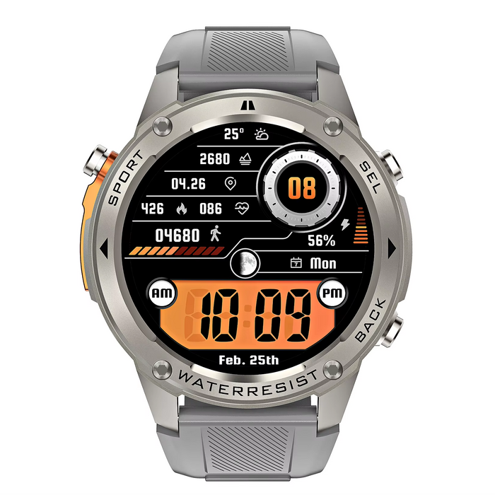 Outdoor Smart Watch – GPS, Voice Call & 5ATM Waterproof