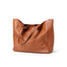 Genuine Leather Casual Tote – Soft, Versatile Design for Women - Samanta Factory