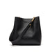 Women’s Genuine Leather Bucket Bag – Soft Cowhide Shoulder Handbag - Samanta Factory