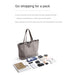 Genuine Leather Casual Tote – Soft, Versatile Design for Women - Samanta Factory