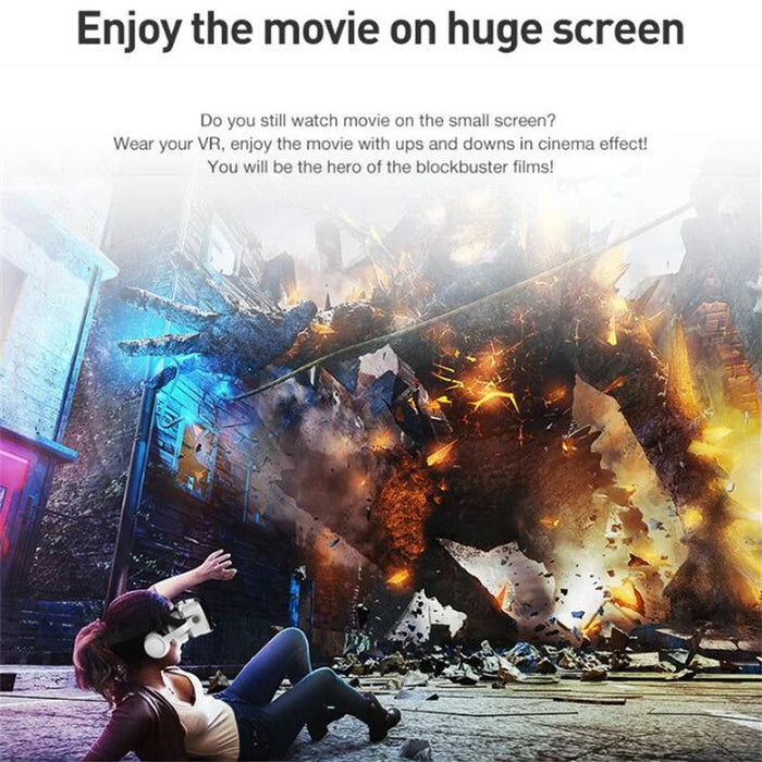 Virtual Reality Headset – Wireless IMAX-Style 3D Viewing SF