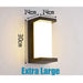 Extra Large LED Outdoor Wall Light – Waterproof IP65 with Radar Motion Sensor, 18W/40W Aluminum Lamp - Samanta Factory