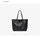 Genuine Leather Casual Tote – Soft, Versatile Design for Women - Samanta Factory