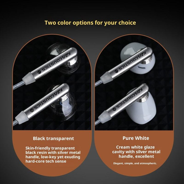 KZ Duet Wired Earphones – Quad-Core Dual Driver with LHDC HD Sound - Samanta Factory