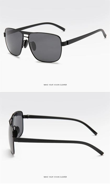 Myopia Reading Glasses for Men – Custom Prescription Alloy Frame with Polarized Lenses