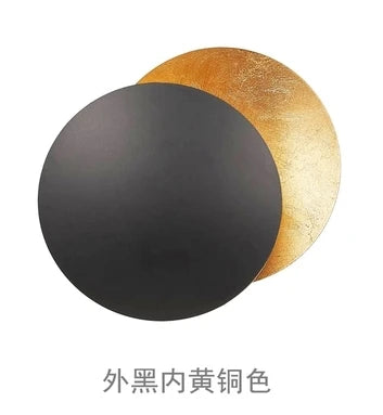 Modern Wall Lamp – Moon Eclipse Design with LED Lighting for Bedroom & Hallways