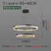 Stylish Nordic LED Pendant Light Fixture with Aluminum Frame & Long-Lasting LEDs - Samanta Factory