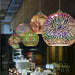 3D Mirror Glass Pendant Light – Modern Colourful E27 Hanging Lamp for Kitchen & Dining Room SF