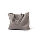 Genuine Leather Casual Tote – Soft, Versatile Design for Women - Samanta Factory