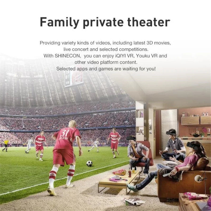 Virtual Reality Headset – Wireless IMAX-Style 3D Viewing SF