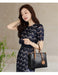 Women’s Leather Handbag – Vintage Casual Tote with Zipper & Hasp Closure - Samanta Factory