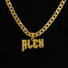 Custom Name Necklace – Hip Hop personalized Pendant Chain for Boys SF