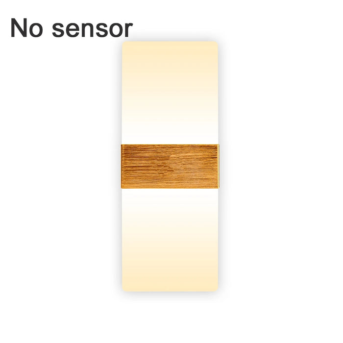 Modern LED Wall Light – 12W/18W, Up & Down Aluminum Lamp with PIR Motion Sensor for Indoor & Outdoor Use. - Samanta Factory
