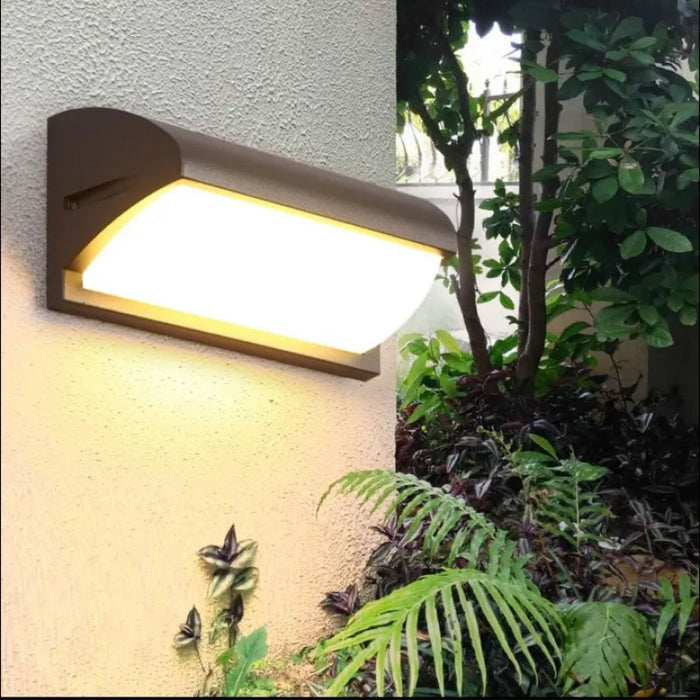 Extra Large LED Outdoor Wall Light – Waterproof IP65 with Radar Motion Sensor, 18W/40W Aluminum Lamp - Samanta Factory