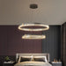 Stylish Nordic LED Pendant Light Fixture with Aluminum Frame & Long-Lasting LEDs - Samanta Factory