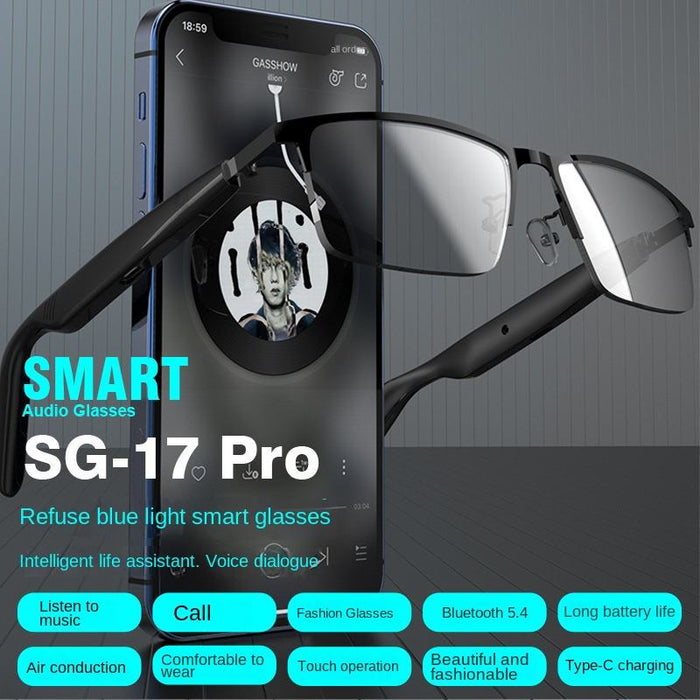 Smart Glasses – Bluetooth Voice Control with Touch Function - Samanta Factory