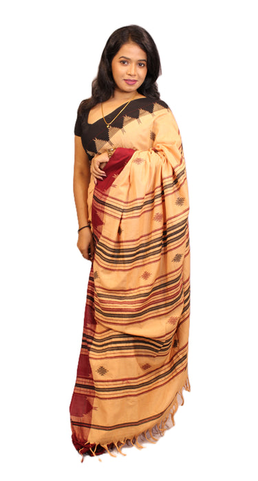 Kotpad Saree – Handwoven Tribal Weave with Natural Aul Tree Dyes