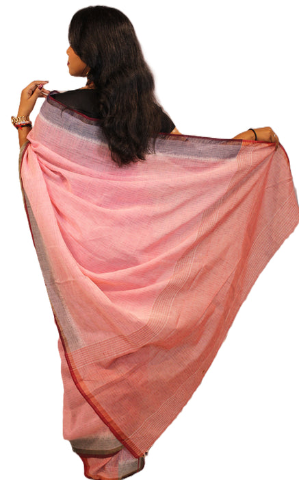 Khandua Cotton Saree – Handwoven Ikat with Traditional Motifs
