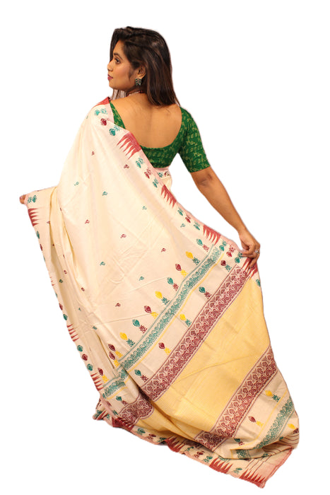 Tussar Silk Saree – Wild Kosa Silk with Natural Golden Sheen & Traditional Handloom Weaves