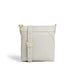 Raven Grey Vegan Crossbody Bag with gold hardware and recycled pink lining