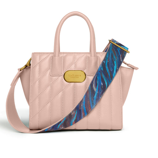 Women’s Mini Demi Tote Bag with Iris Scott artistic strap – eco-friendly and cruelty-free design

