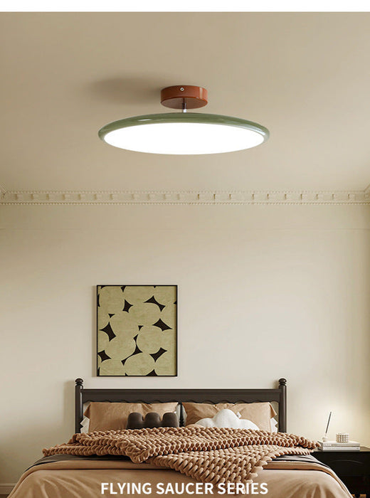 Round LED Ceiling Lamp – Modern Colorful Lighting for Bedrooms & Living Rooms - Samanta Factory