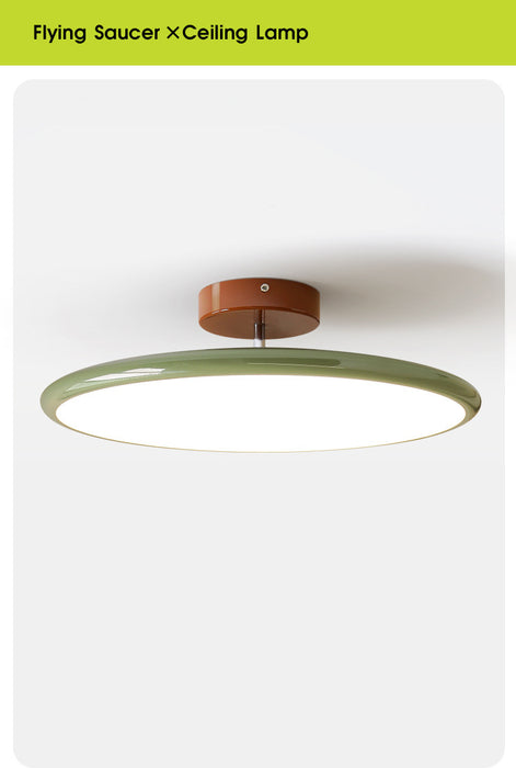 Round LED Ceiling Lamp – Modern Colorful Lighting for Bedrooms & Living Rooms - Samanta Factory