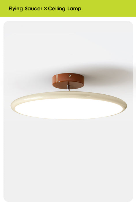 Round LED Ceiling Lamp – Modern Colorful Lighting for Bedrooms & Living Rooms - Samanta Factory