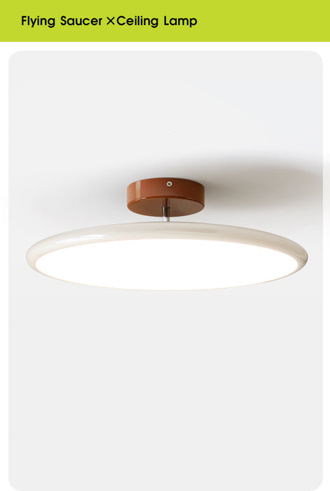 Round LED Ceiling Lamp – Modern Colorful Lighting for Bedrooms & Living Rooms - Samanta Factory