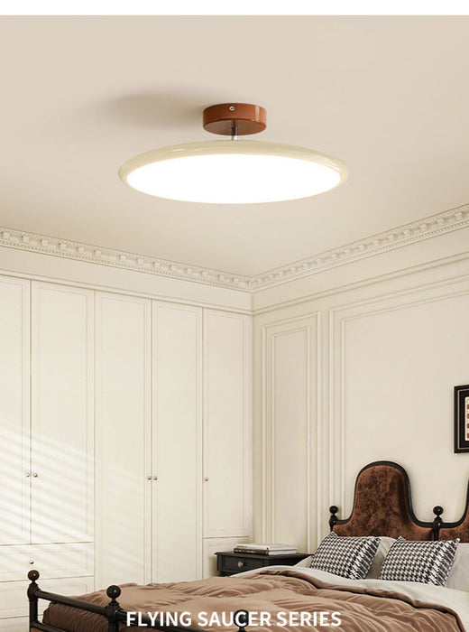 Round LED Ceiling Lamp – Modern Colorful Lighting for Bedrooms & Living Rooms - Samanta Factory
