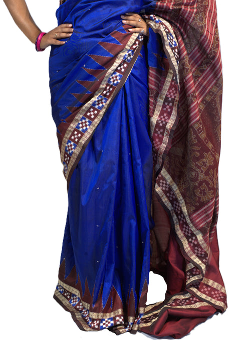 Sambalpuri Saree – Handwoven Ikat with Traditional Odia Motifs