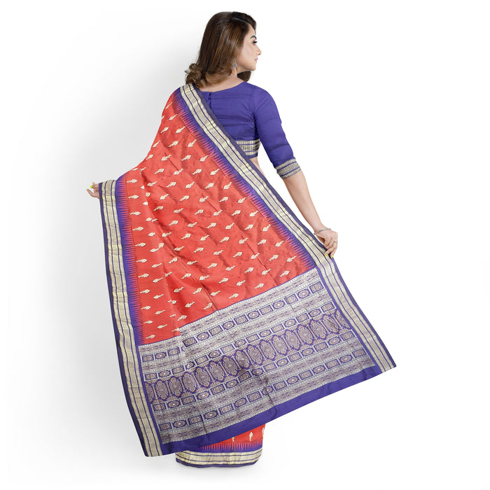 Sambalpuri Saree – Handwoven Ikat with Authentic Odia Motifs