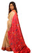 Tussar silk saree with natural golden sheen and intricate motifs, lightweight fabric with blouse piece