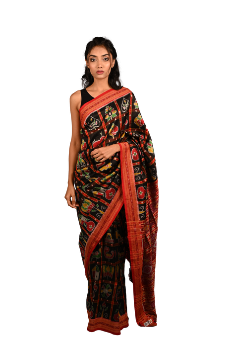 Khandua Saree – Handwoven Ikat Elegance from Odisha