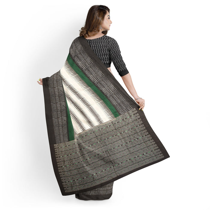 Sambalpuri Handloom Saree – Exquisite Ikat with Cultural Odia Motifs