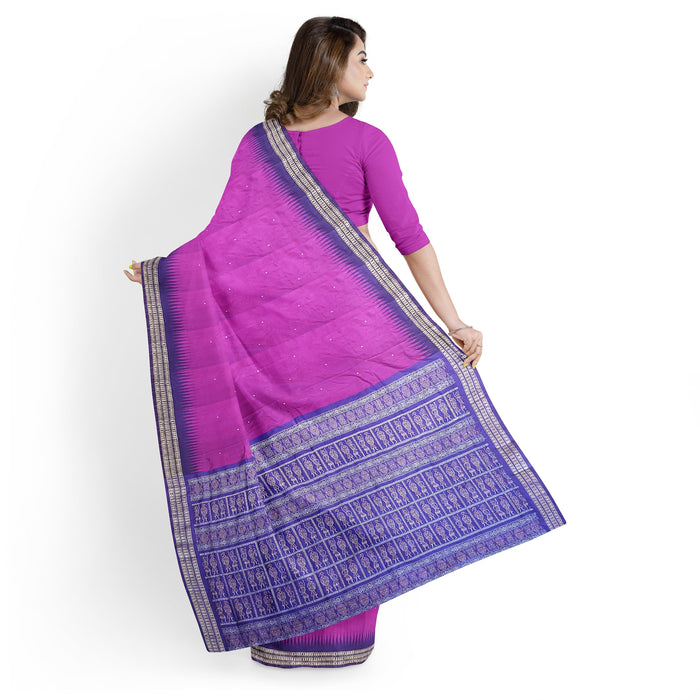Sambalpuri Saree – Authentic Bandha Ikat with Cultural Odisha Patterns