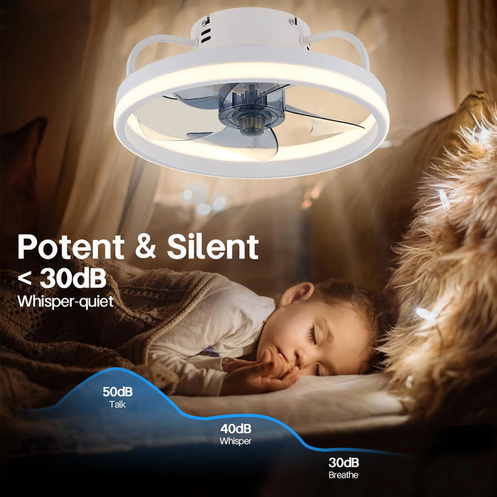 Smart Ceiling Fan with Light – Remote Controlled Modern LED Ceiling Fixture