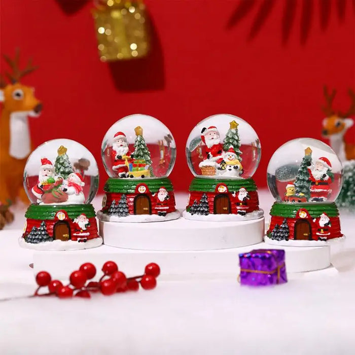 Christmas Musical Snow Globe – LED Light & Festive Tune - Samanta Factory