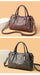 Casual Tote Shoulder & Crossbody Bag – Versatile, Soft PU Leather with Sequined Design - Samanta Factory