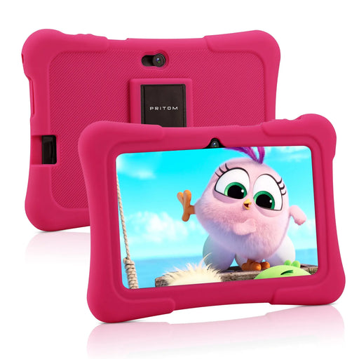 PRITOM K7 7-Inch Kids Tablet – Android Tablet with Protective Case, Kids Mode & 32GB Storage
