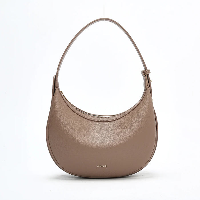 Chic Half-Moon Leather Handbag – Stylish Crossbody Bag for Women, Ideal Gift for Loved Ones - Samanta Factory