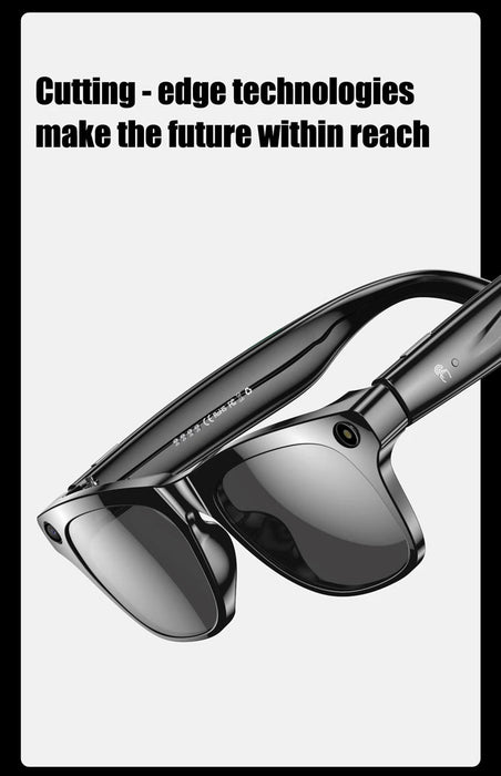 AI Smart Glasses with 6K Camera & Translation – Bluetooth Calling Music Photochromic Eyewear SF
