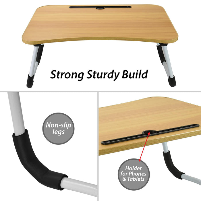 Laptop Bed Table – Foldable, Non-Slip & Portable Desk for Work, Study & Relaxation