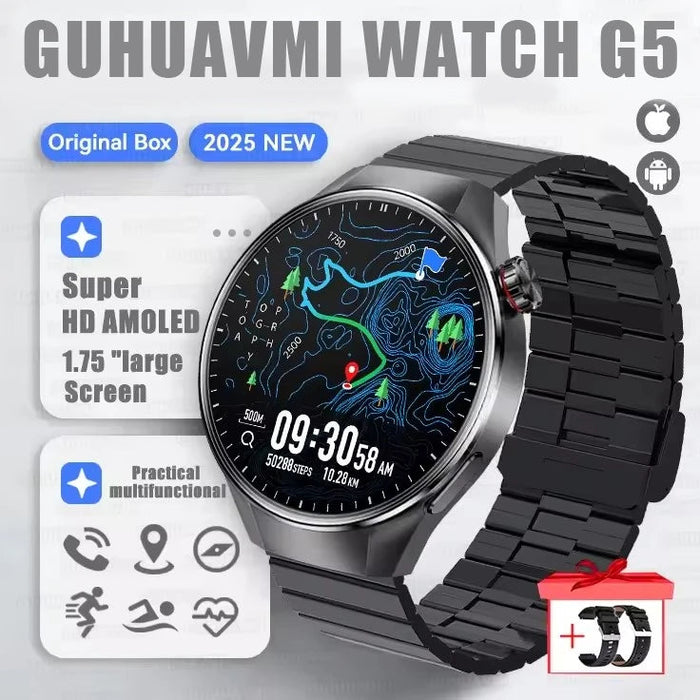GPS IP68 waterproof Smartwatch – AMOLED Display with Bluetooth Calling SF