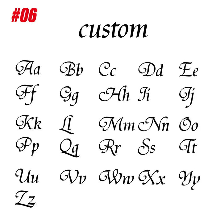 Custom Multi Name Necklace – Personalized Letter Pendant for Women SF