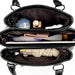Casual Tote Shoulder & Crossbody Bag – Versatile, Soft PU Leather with Sequined Design - Samanta Factory