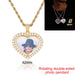 Custom Photo Necklace – Personalized Medallion Picture Pendant Chain SF